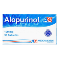 Alopurinol 100 mg x30 Tabletas AG Medicamentos Genericos