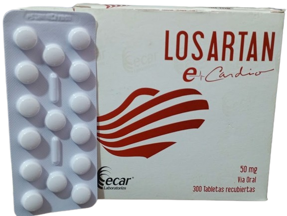 Losartan x15 Tabletas ecar Laboratorios